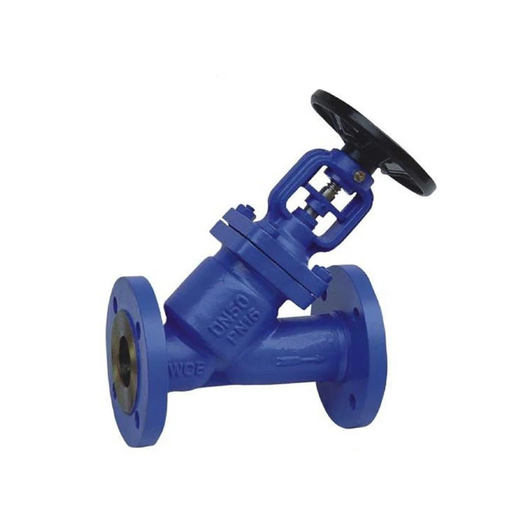 YPattern Globe Valve Bolted DN50 Pn16 RF Wcb